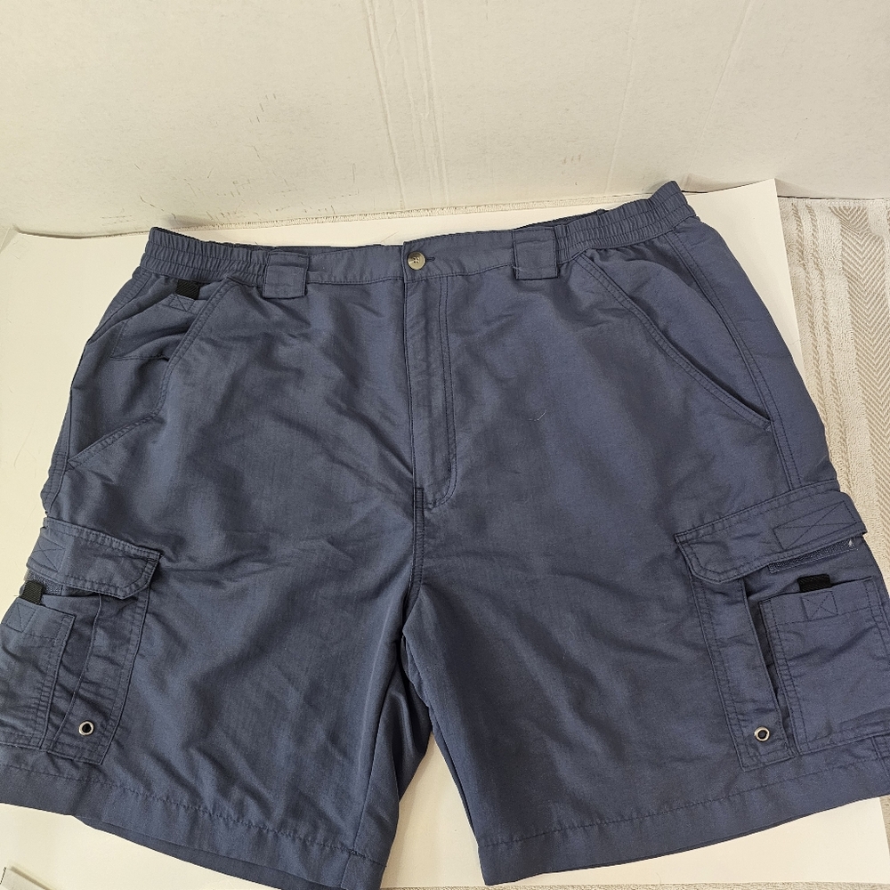 Men's Worldwide Sportsman Blue Baitcast Fishing Shorts Sz 42 Athleisure Gorpcore